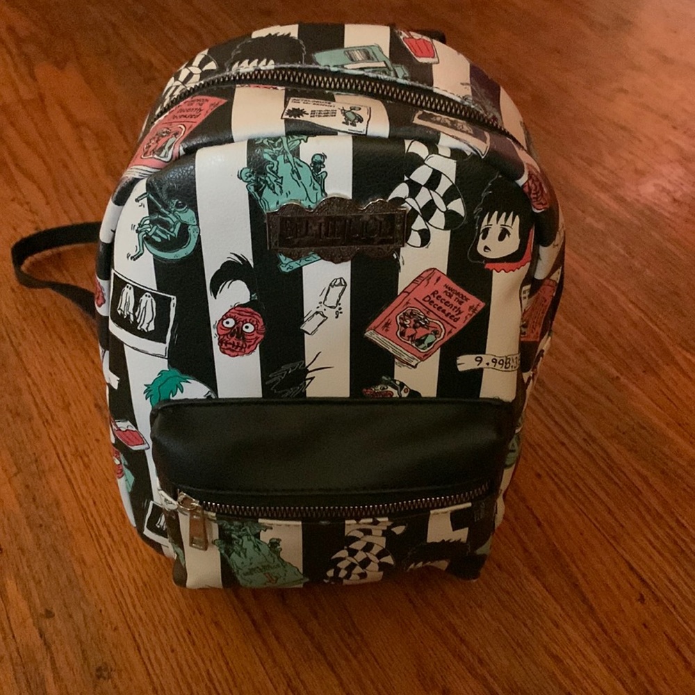 Mini beetlejuice backpack